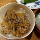 味付き焼肉用のお肉で★牛丼